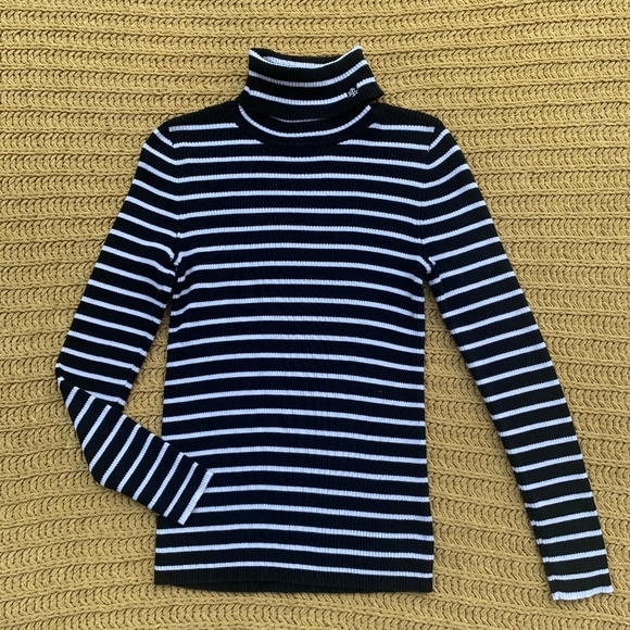 Ralph Lauren Sweaters - Ralph Lauren Black & White Turtleneck Sweater Ralph Lauren Sweaters - Ralph Lauren Black & White Turtleneck Sweater